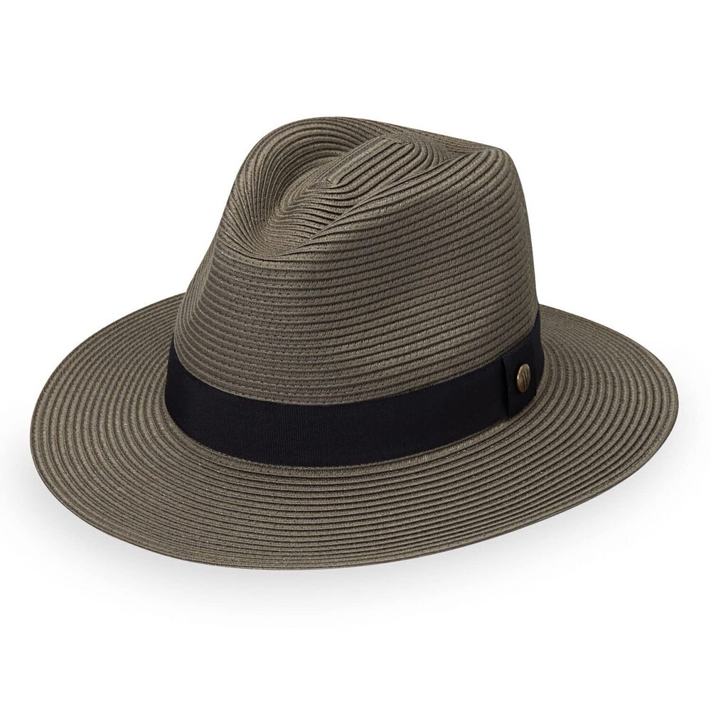 5457 Wallaroo Palm Beach Fedora Olive L/XL – UPF 50+ UV Sun Protection